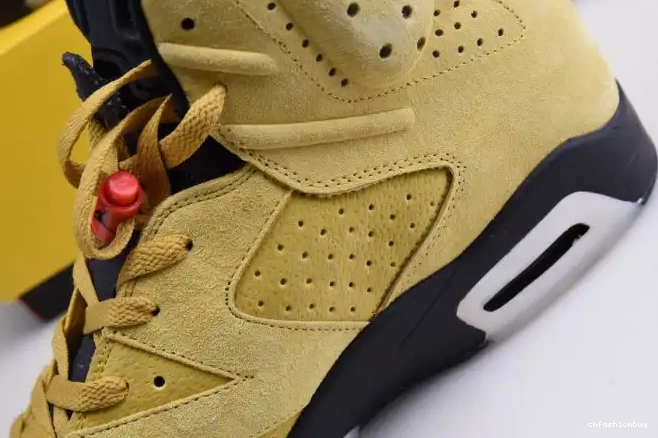 TRAVIS JORDAN 6 YELLOW CN1084-300 AIR SCOTT X 0706